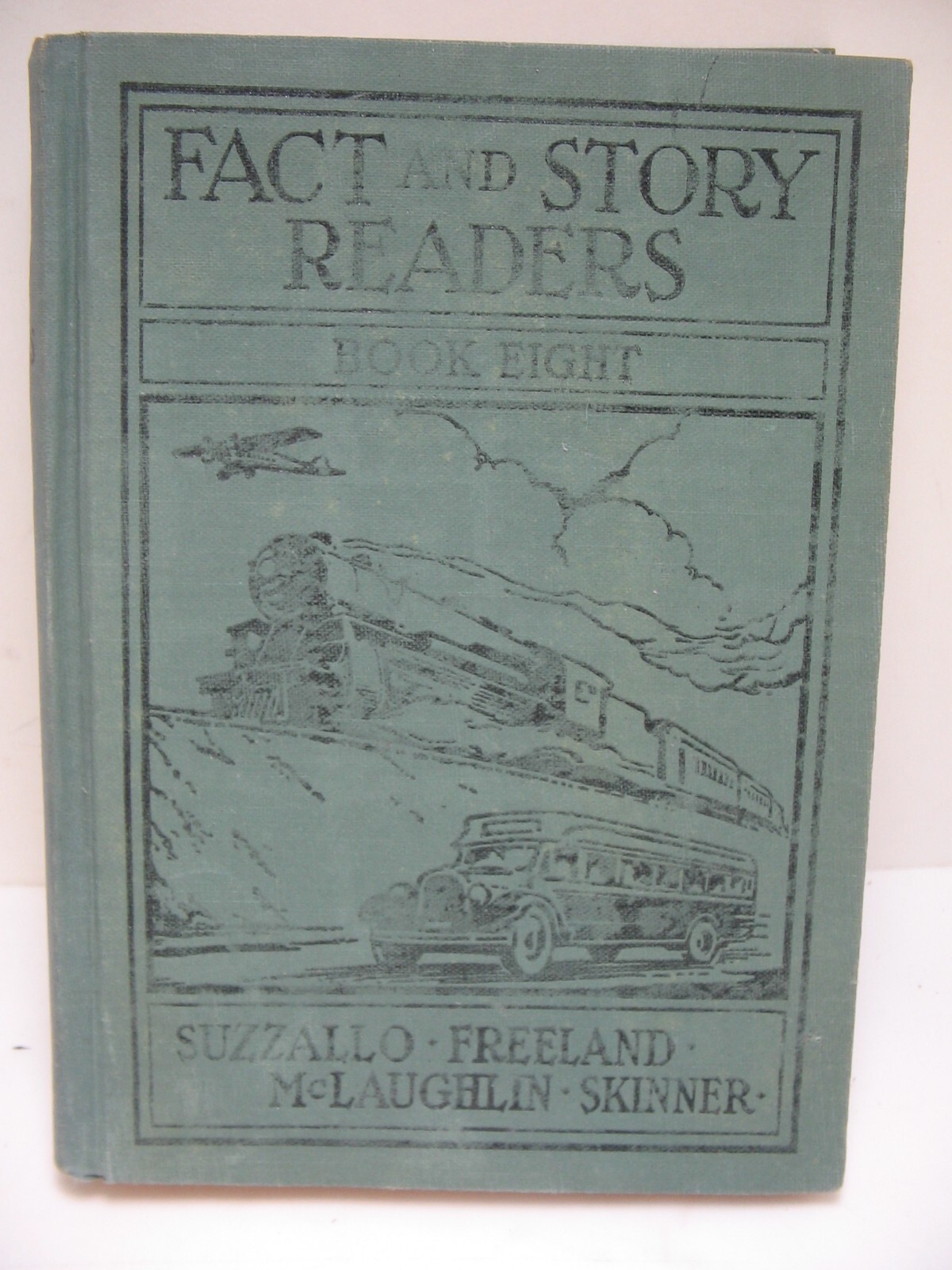 American Book Company Fact And Story Readers Book 8 Hardcover 496 Pages 1931 VG