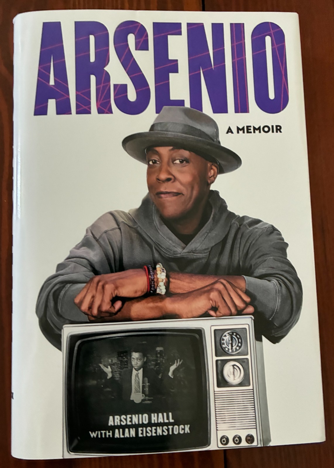 ARSENIO HALL 2026 ARSENIO AUTOBIOGRAPHY HARDCOVER BOOK First Ed.