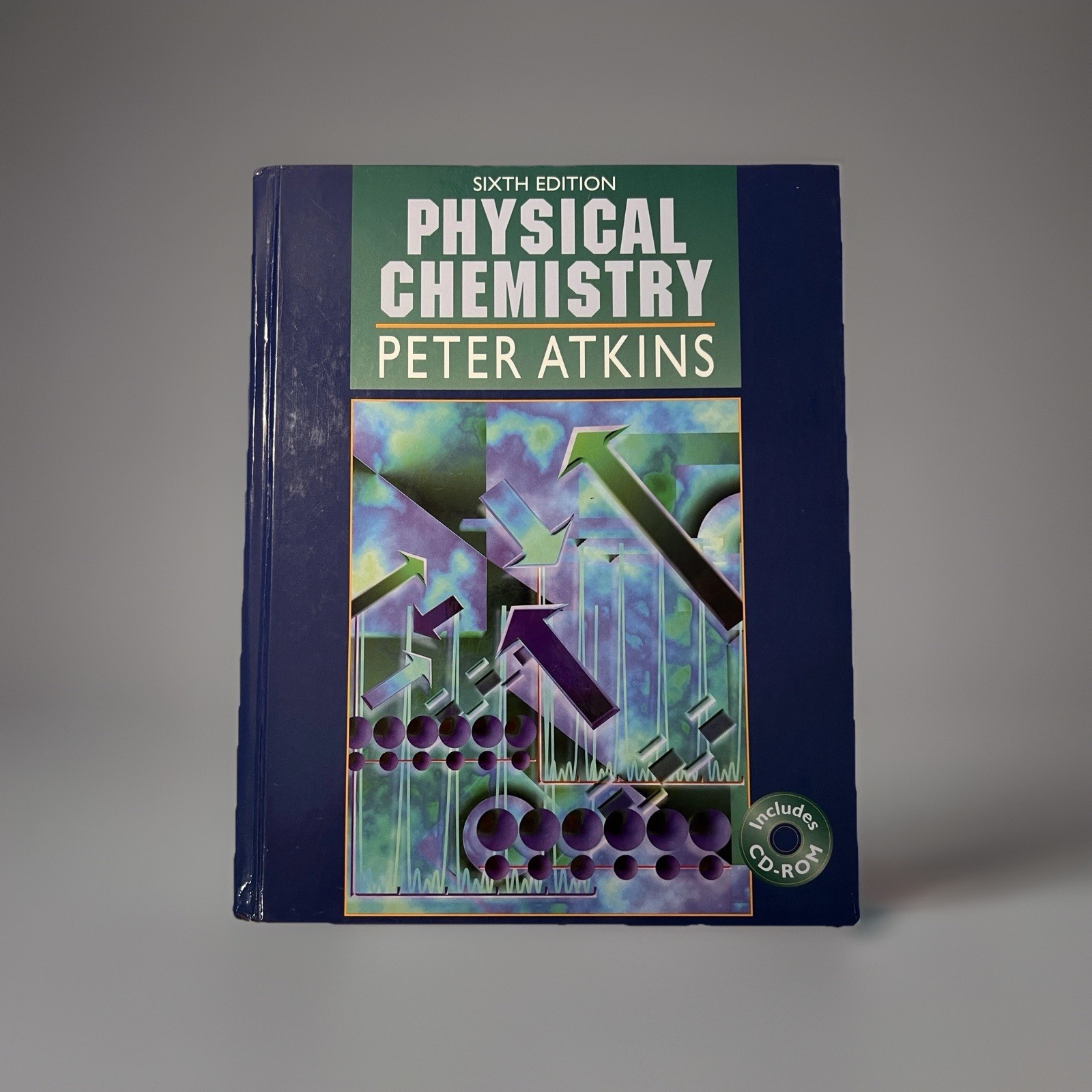 Physical Chemistry Textbook Hardcover Peter W. Atkins 6th Edition VERY GOOD