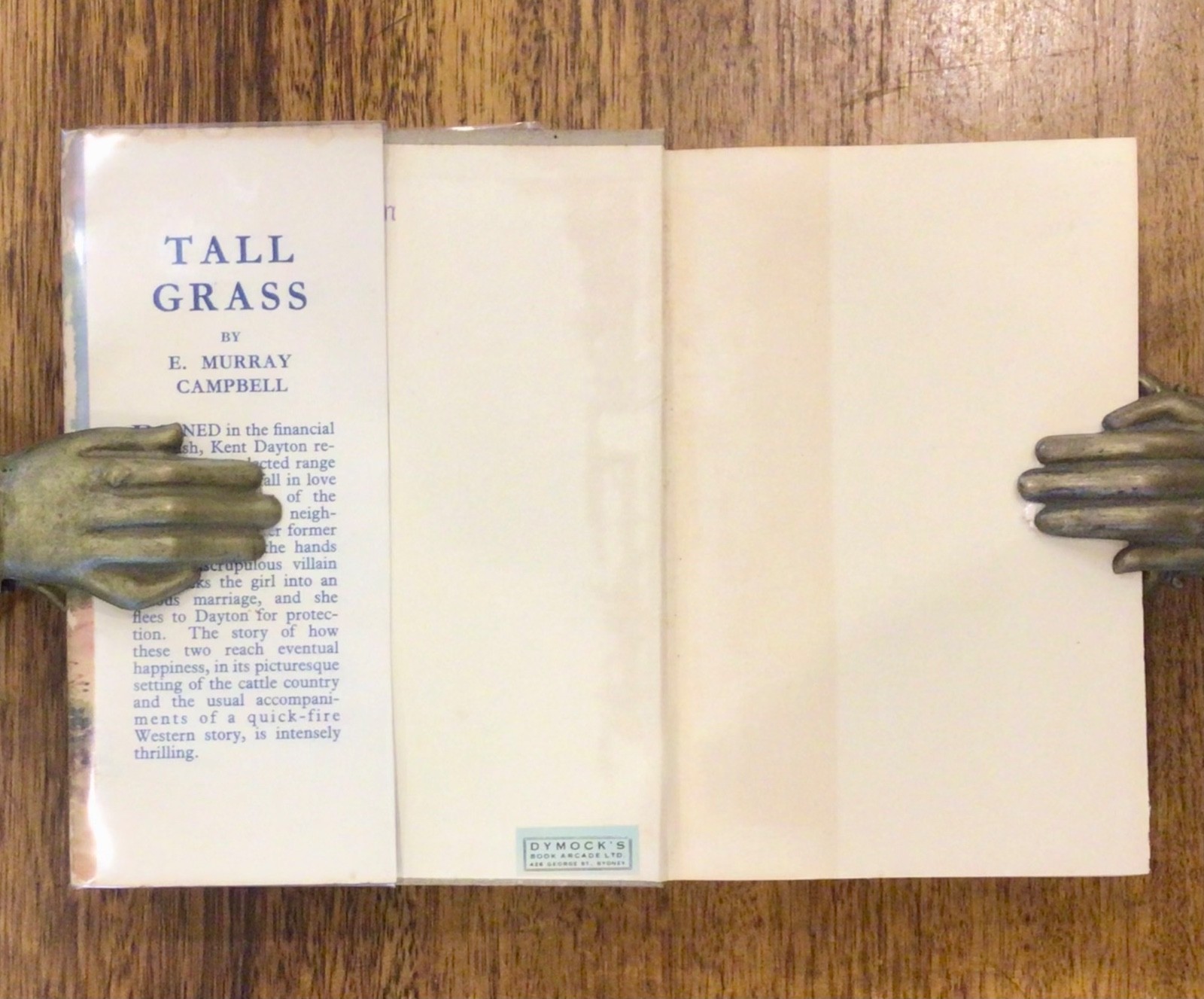 (1933) E. Murray Campbell: ‘Tall Grass’ Vg Hardcover with RARE Dust Jacket