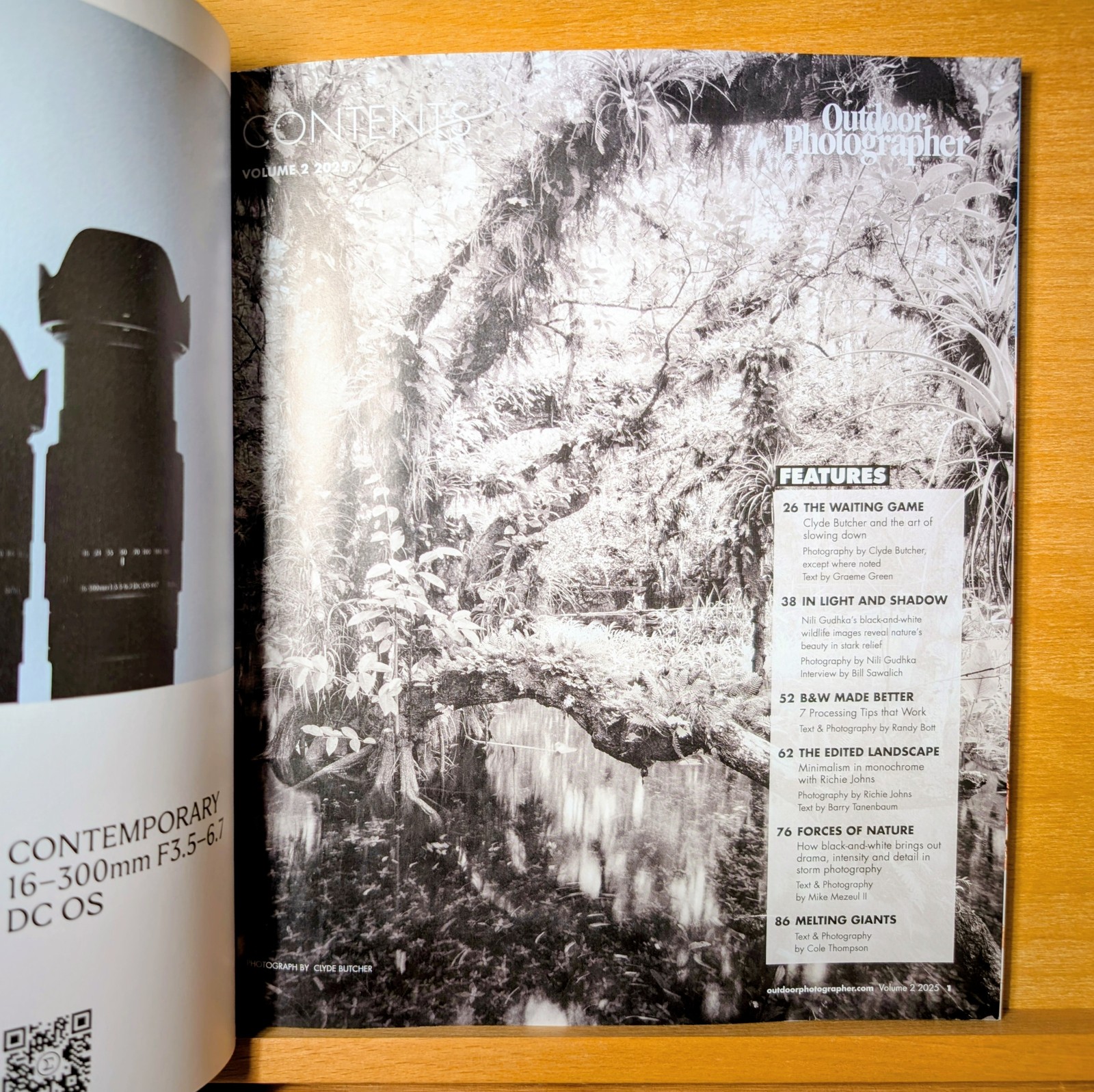 Outdoor Photographer Magazine 2025 Volume 2 The B&W Issue NO LABEL