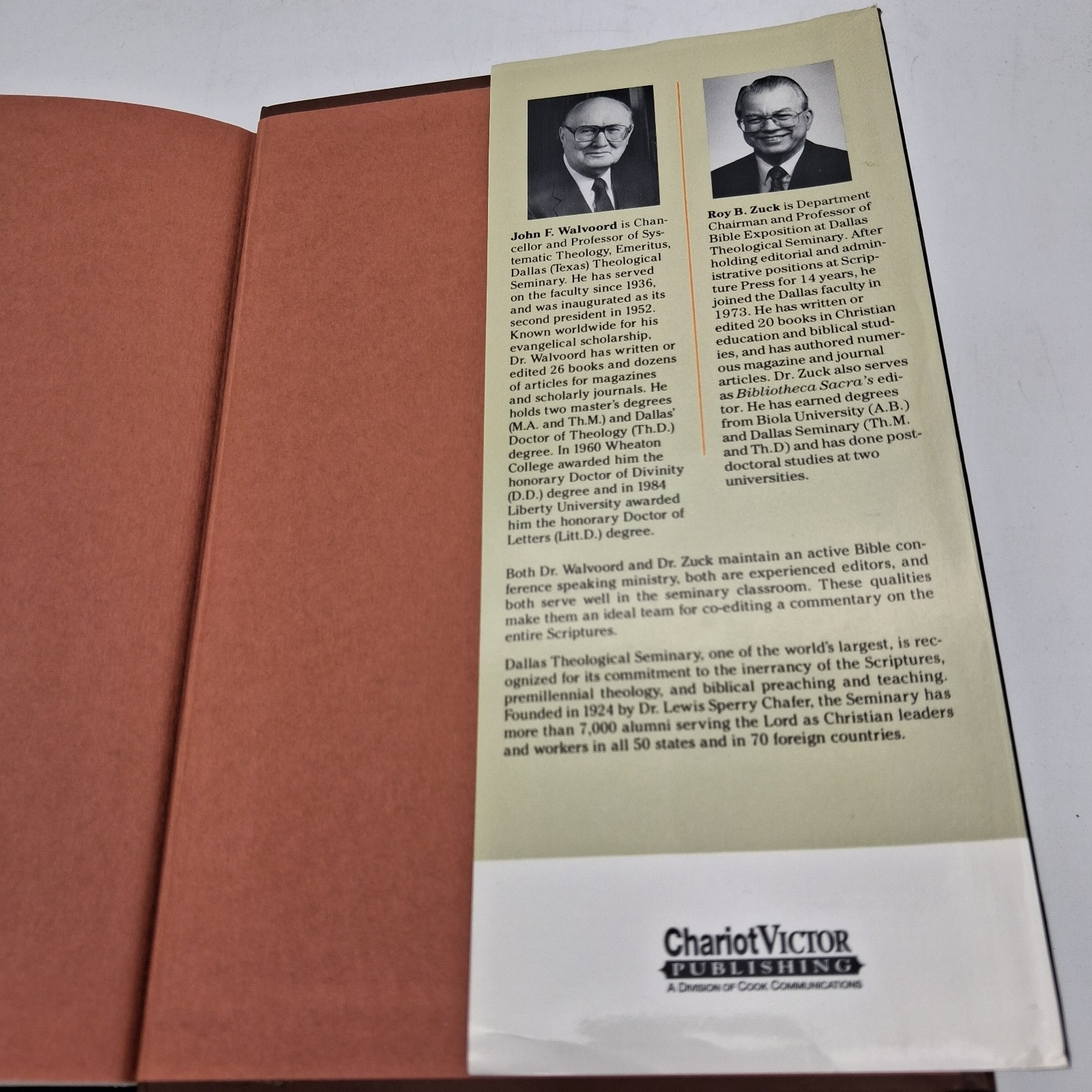 The Bible Knowledge Commentary Hardcover by Walvoord John F.