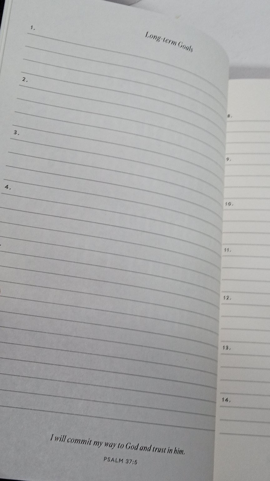 Daily Christian Planner Goal Setting Faith Journal Hardback 288 Pages