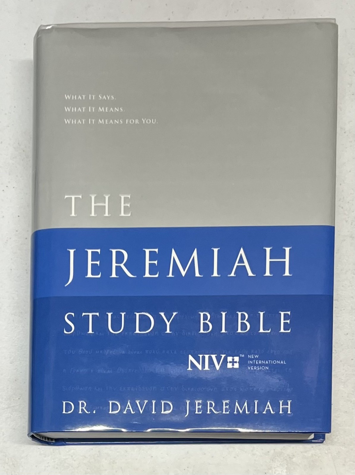 The Jeremiah Study Bible NIV David Jeremiah Worthy Like New Clean Pages