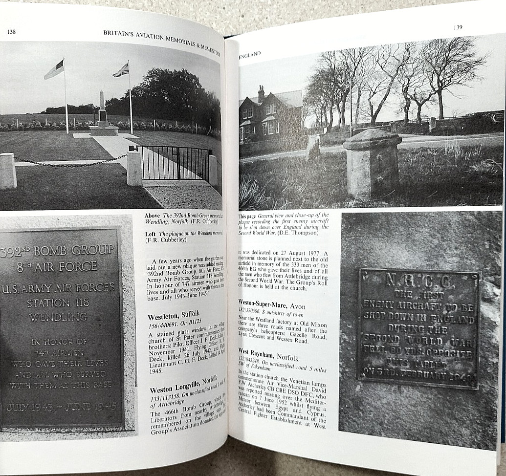 Britain&rsquo;s Aviation Memorials & Mementoes. David J. Smith. 224 pages