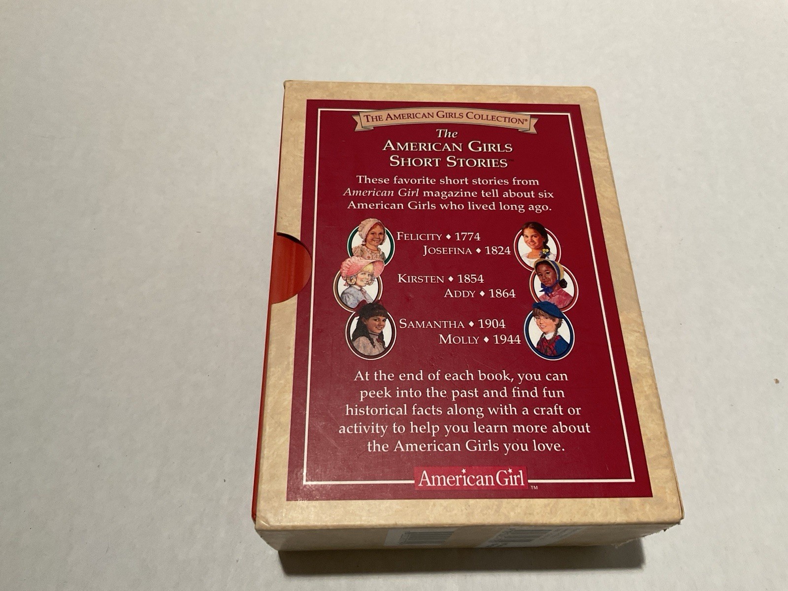 American Girl Short Stories Books Boxed Set Lot of 6 Historical Fiction Mini HC
