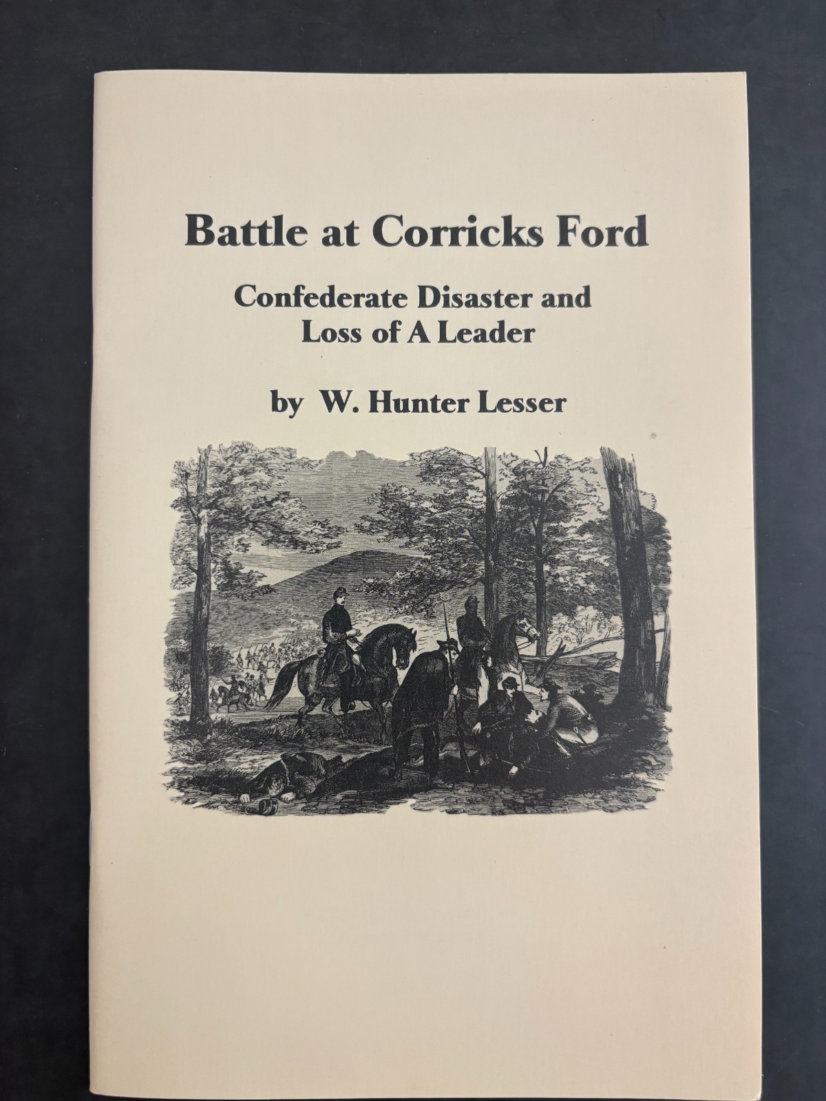 WV SIGNED Battle at Corricks Ford Civil War Confederate Disaster July 1861
