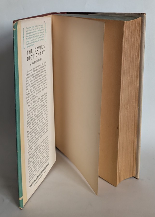 The Devil&rsquo;s Dictionary Ambrose Bierce 1943 Hardcover dj Classic Satire Humor