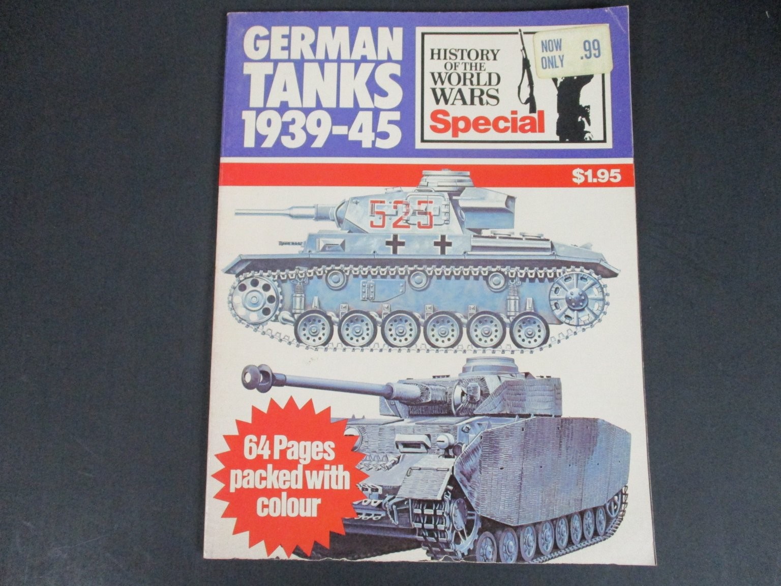 German Tanks 1939-45 History of World Wars Special Magazine WWII