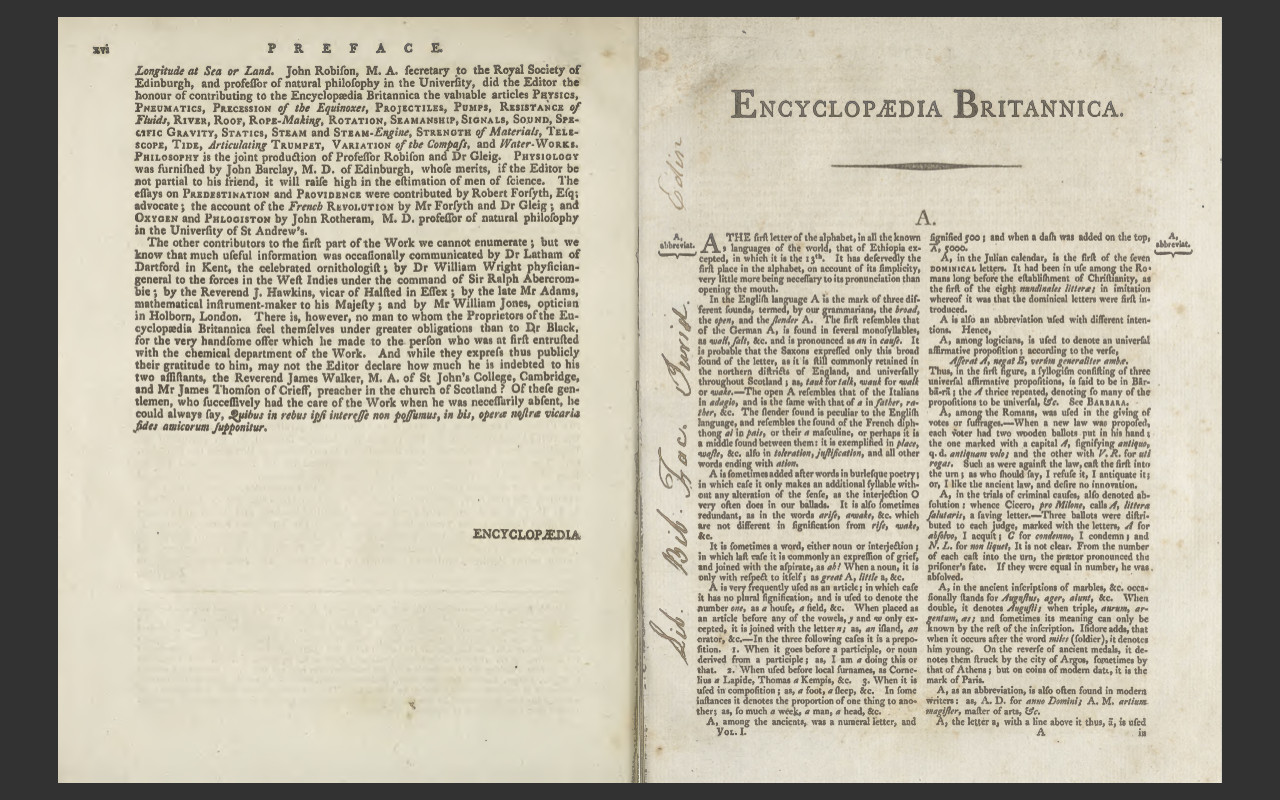 ENCYCLOPEDIA BRITANNICA, 1797 3rd Edition, all 18 Volumes, PDF E-book on DVD