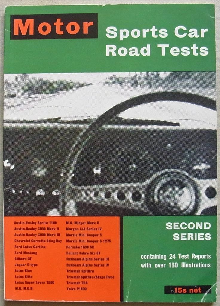 MOTOR Sports Car Road Tests Magazine 1965 Austin Healey Ford Lotus Cortina MGB