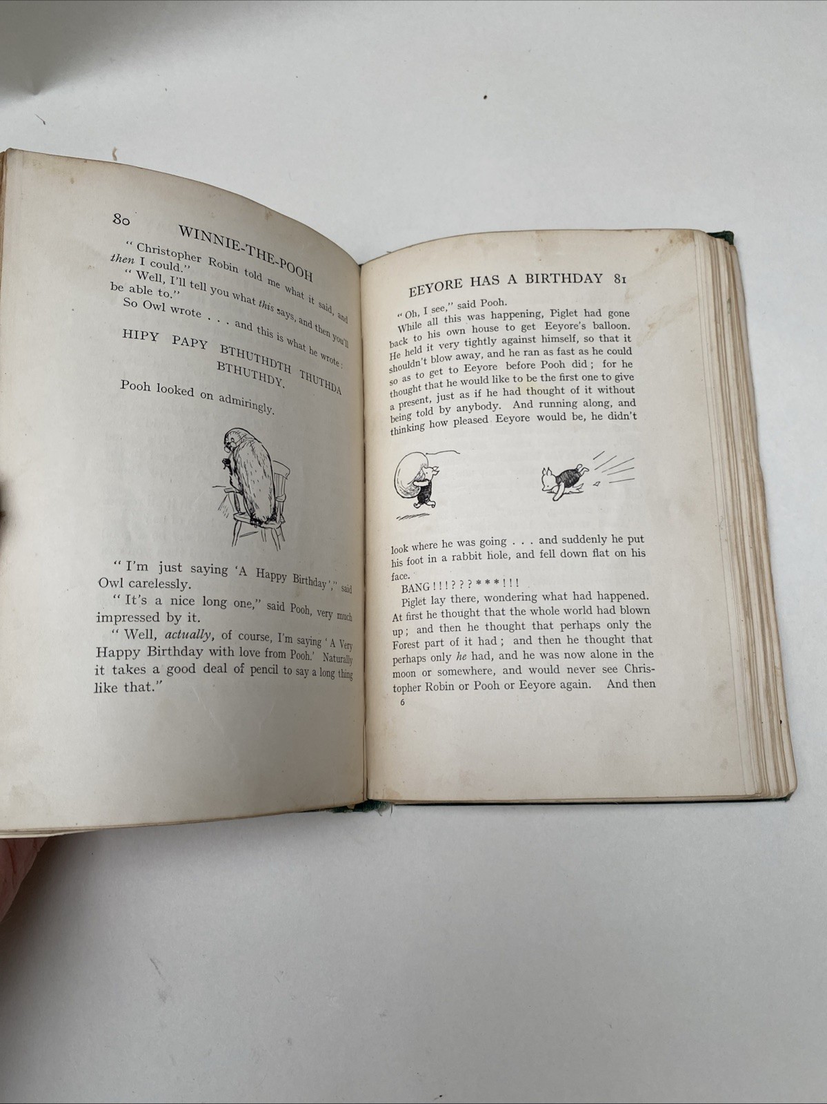 A A Milne / E H Shepard – Winnie The Pooh – 1st/1st 1926 Methuen A/F