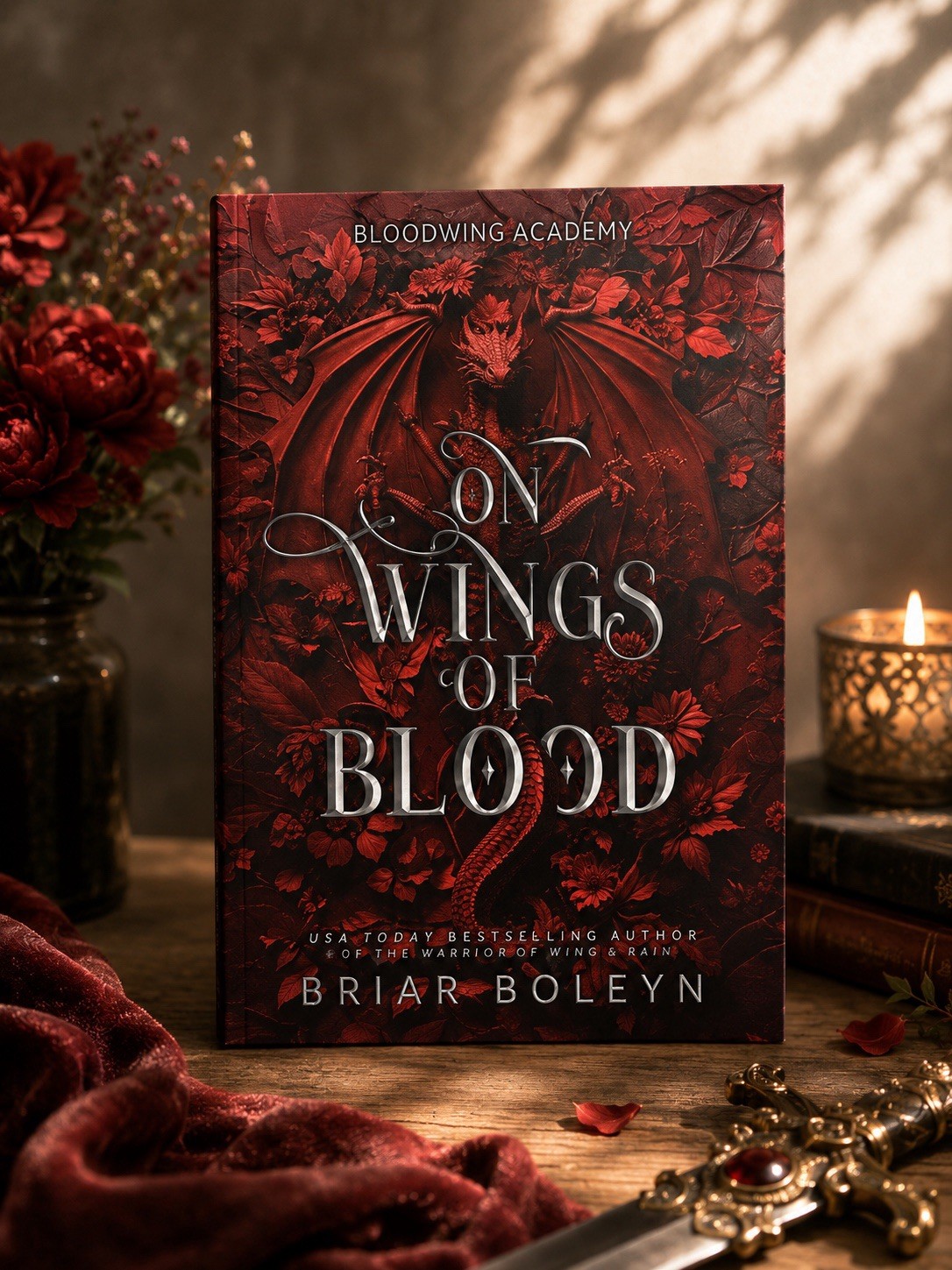 On Wings Of Blood Briar Boleyn Bloodwing Academy Indie Out Of Print OOP New