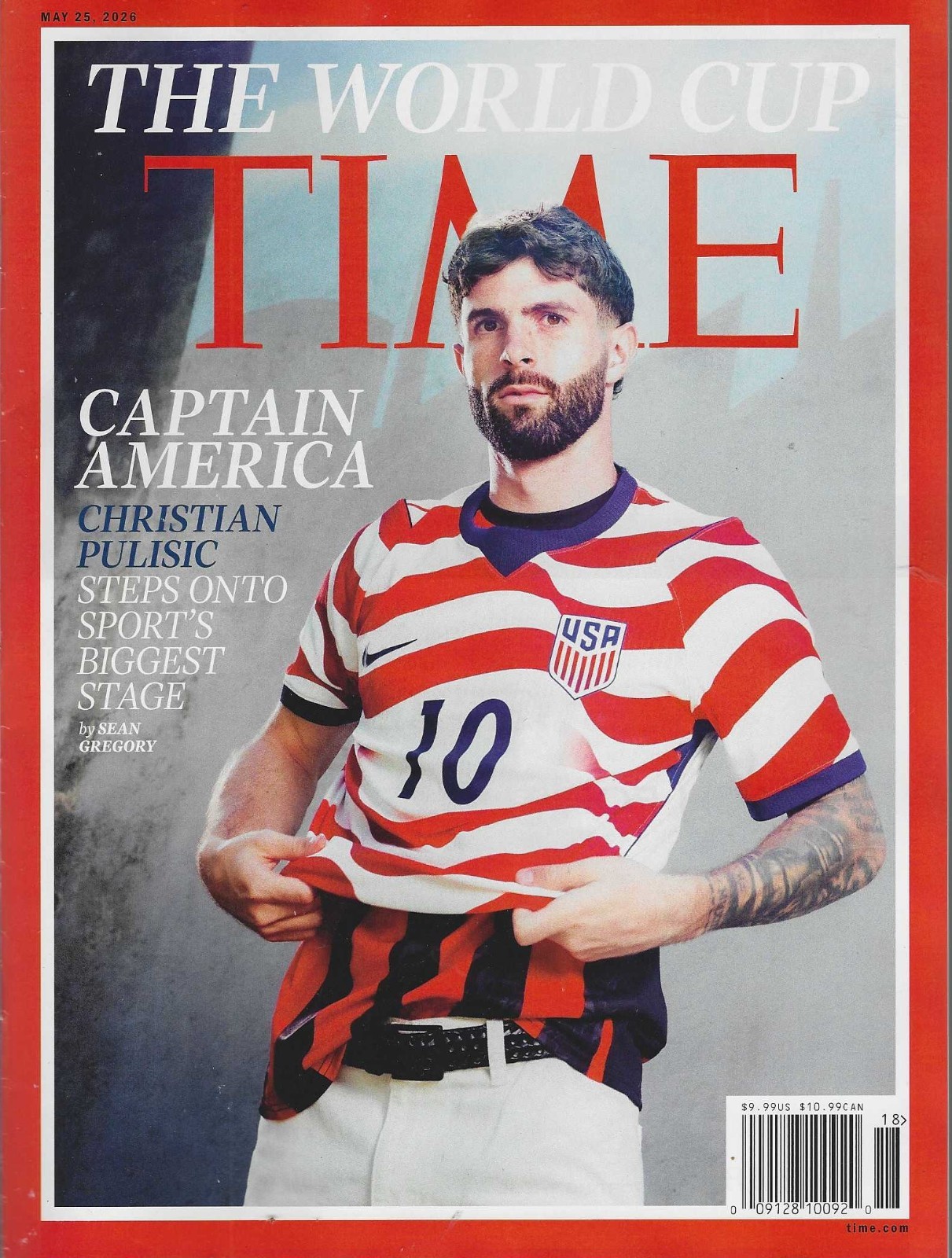 Time Magazine May 25th, 2026 : The World Cup Christian Pulisic