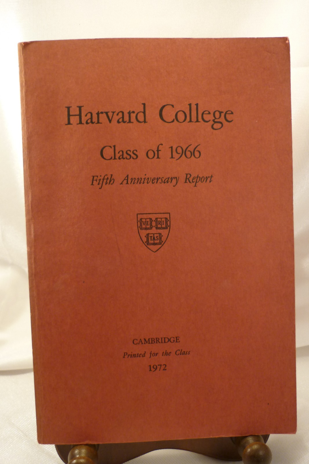 HARVARD COLLEGE CLASS OF 1966 FIFTH ANNIVERSARY REPORT 1972