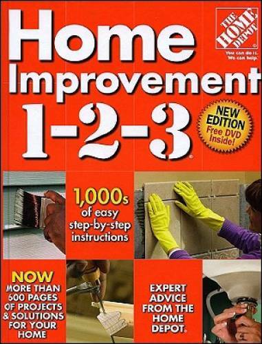 Home Improvement 1-2-3 – Hardcover By Better Homes & Gardens – GOOD