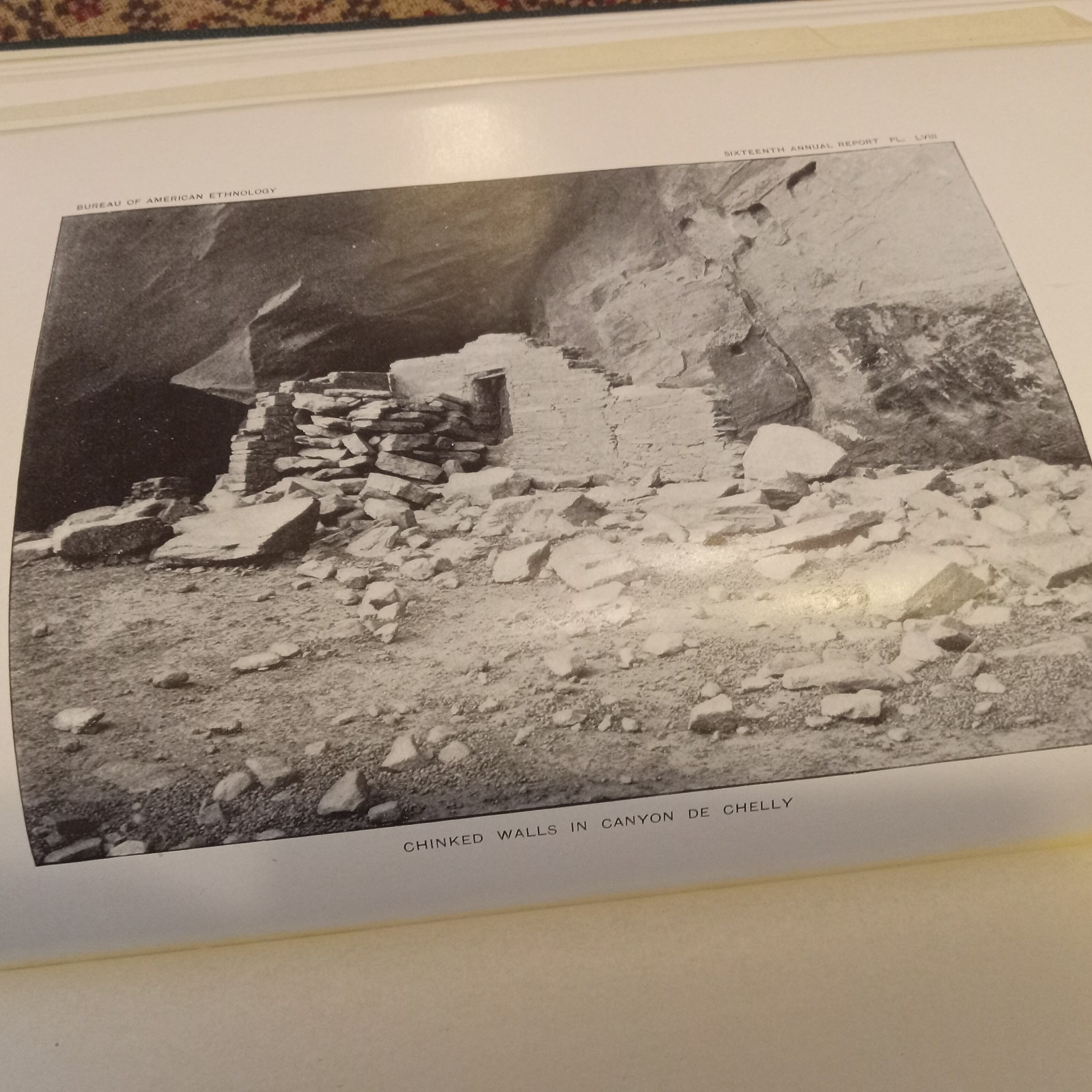16th BUREAU OF AMERICAN ETHNOLOGY, 1894-95, PERU, CAN. DE CHELLY, MAYA, TUSAYAN