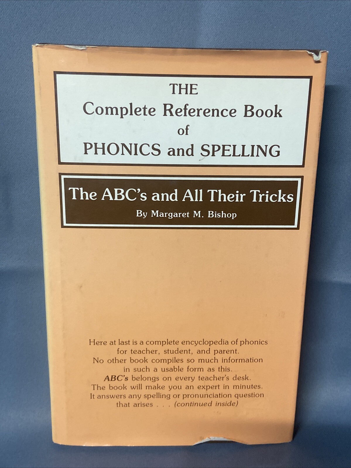Margaret M. Bishop 1986 ABC’s And All Their Tricks Reference Book Phonics 61