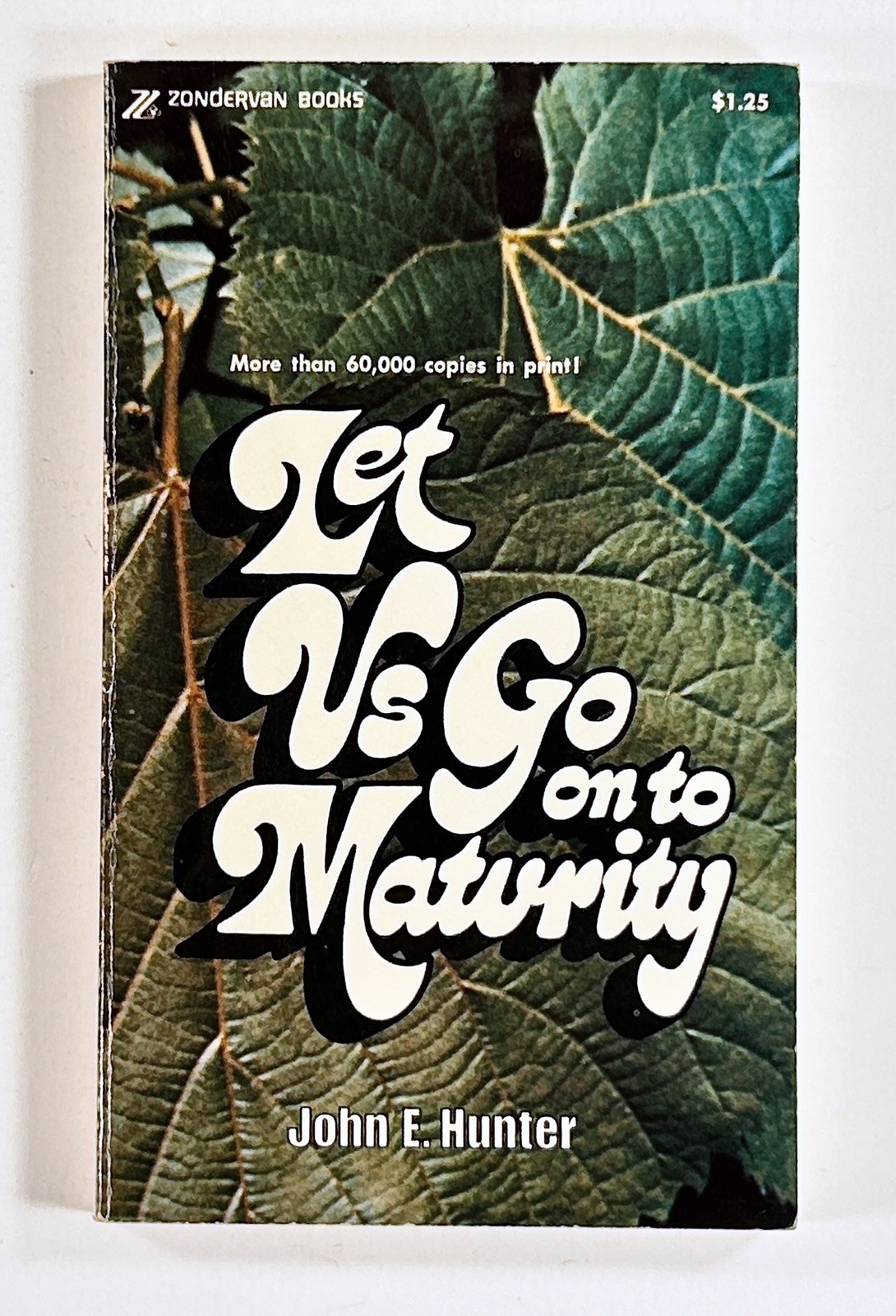1976 Hunter LET US GO ON TO MATURITY Christian social advice ZONDERVAN BOOKS pb