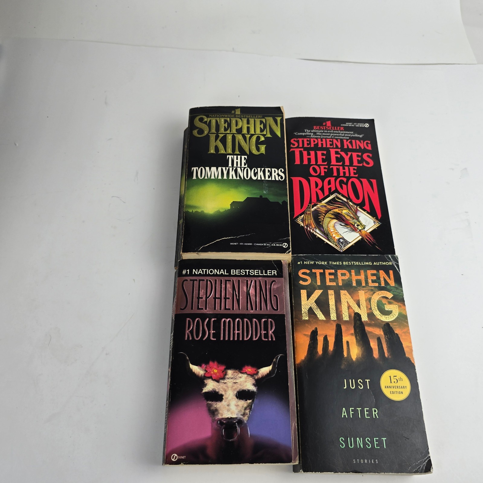 Stephen King Paperback Books Lot of 16 80s 90s 2000s Shining Stand Short Stories