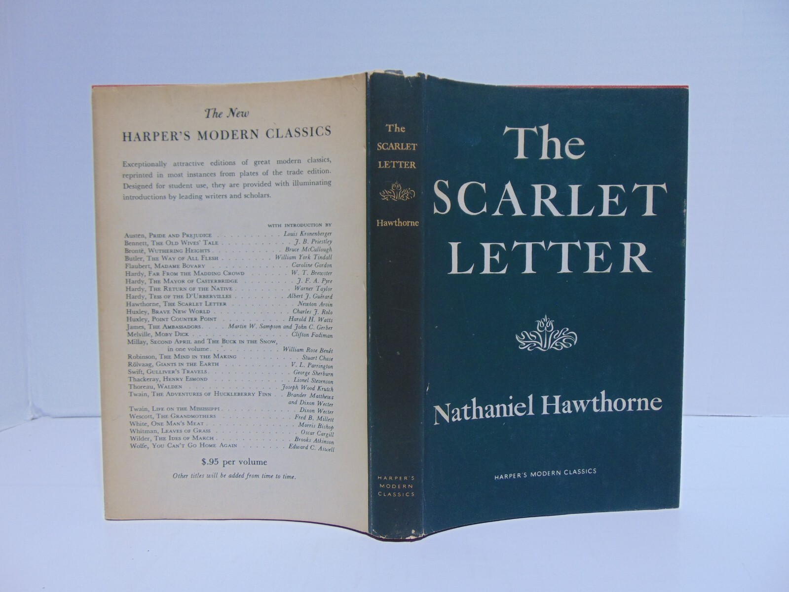 The Scarlet Letter by Nathaniel Hawthorne (1950, HC) Harper&rsquo;s Modern Classics