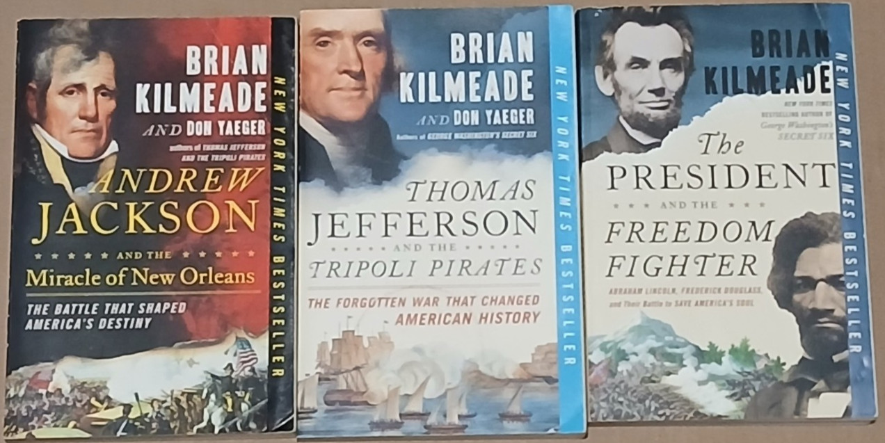 Brian Kilmeade and Don Yaeger History Biography Paperback Books Lot of 3