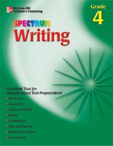Spectrum Writing, Grade 4 (McGraw-Hill Learning Materials Spectrum) – GOOD