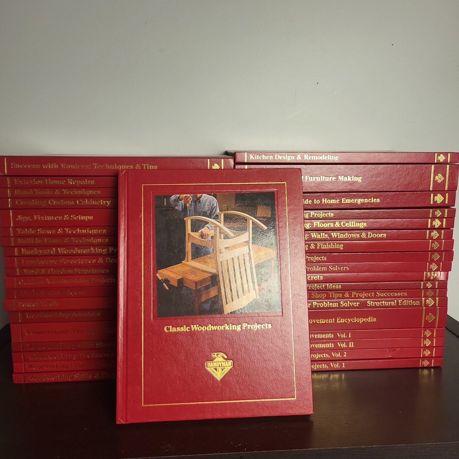 LOT OF 38 – Handyman Club Of America VTG Hardcover Books Hand Tools & Techniques