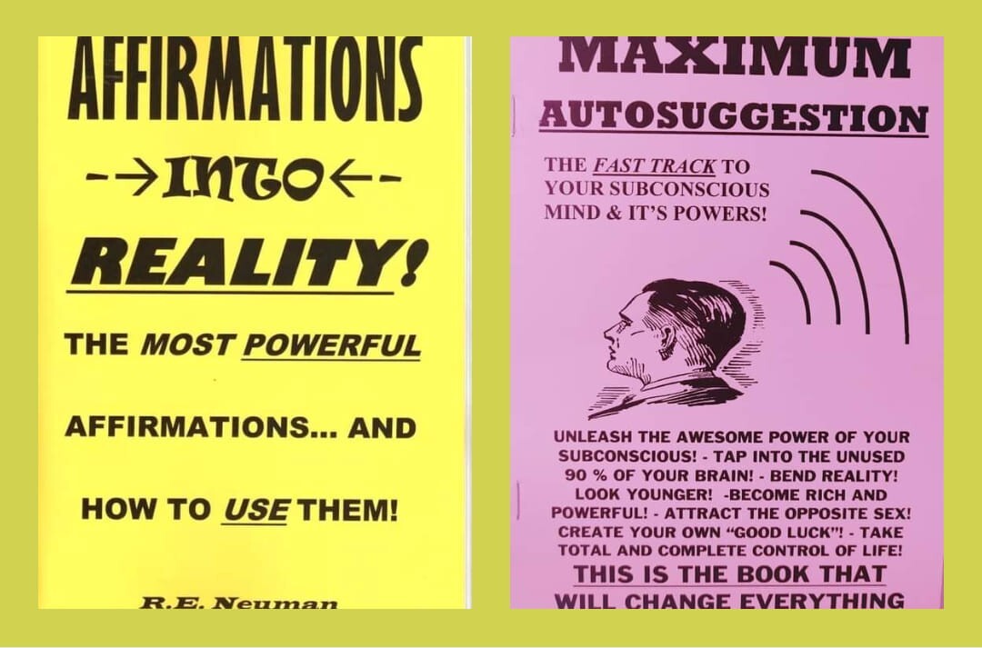 Self-help 2book bundle/lot: Maximum Autosuggestion and Affirmation into reality