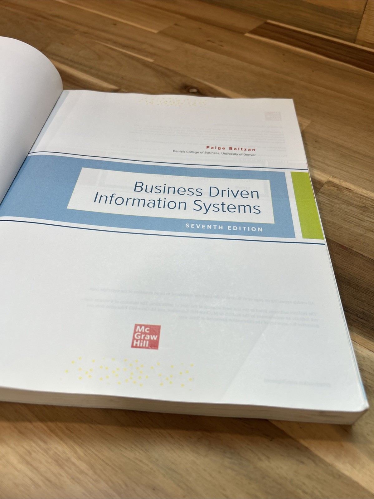 Business Driven Information Systems by Paige Baltzan (2020) Like NEW