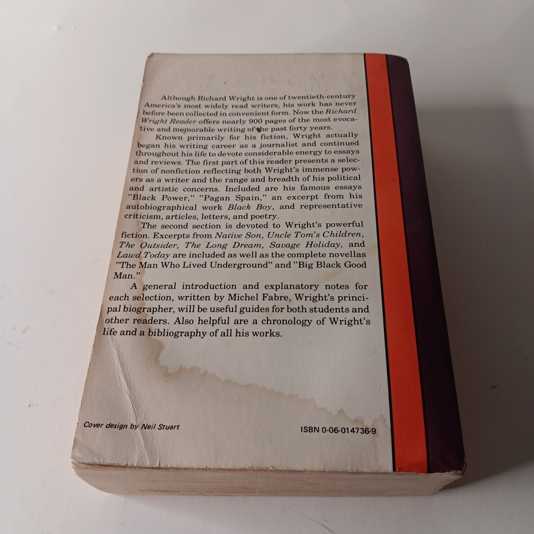 Richard Wright Reader Richard Wright TPB (1978)