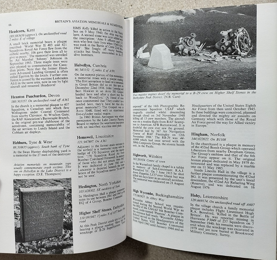 Britain&rsquo;s Aviation Memorials & Mementoes. David J. Smith. 224 pages