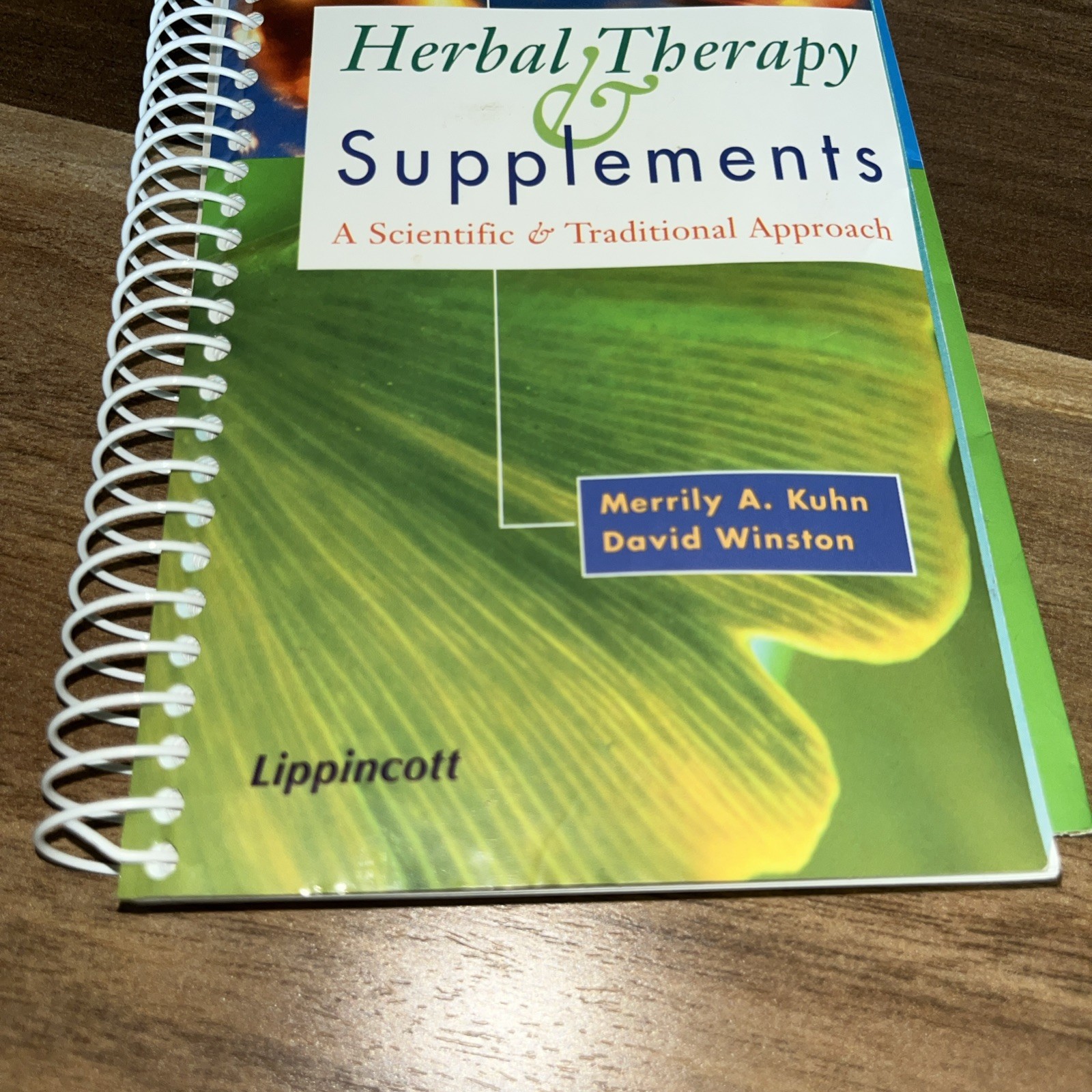Herbal Therapy & Supplements A Scientific & Technical Approach Kuhn Winston