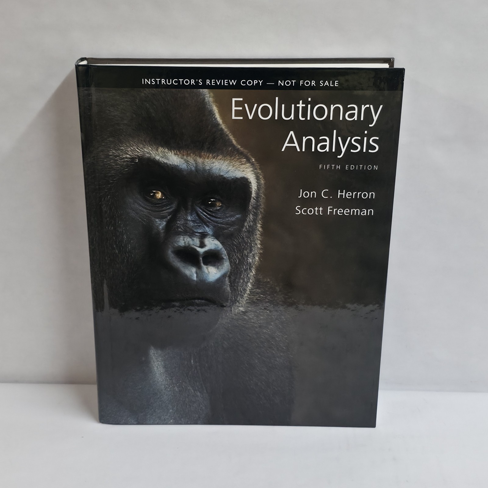 Evolutionary Analysis Instructor’s Edition, by Herron & Freeman, Like New