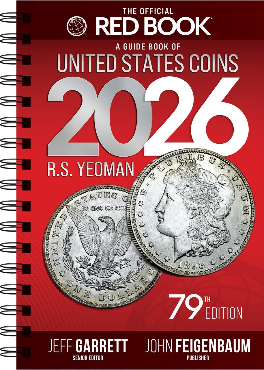 New 2026 Official Red Book Guide Of US Coins Price List Catalog Spiral 79th