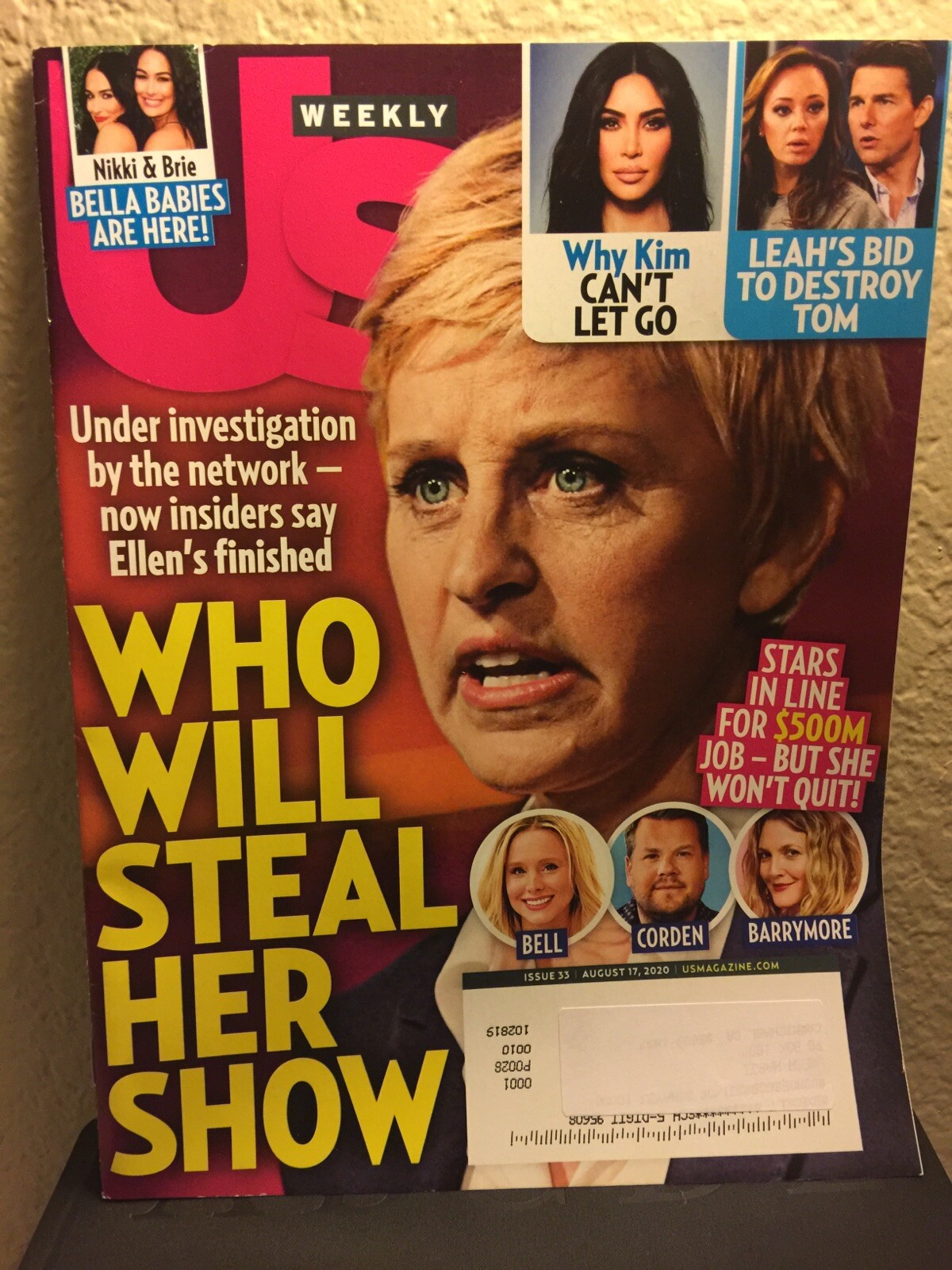US weekly magazine August 17, 2020 – Ellen, Kim and Kanye & more – free shipping