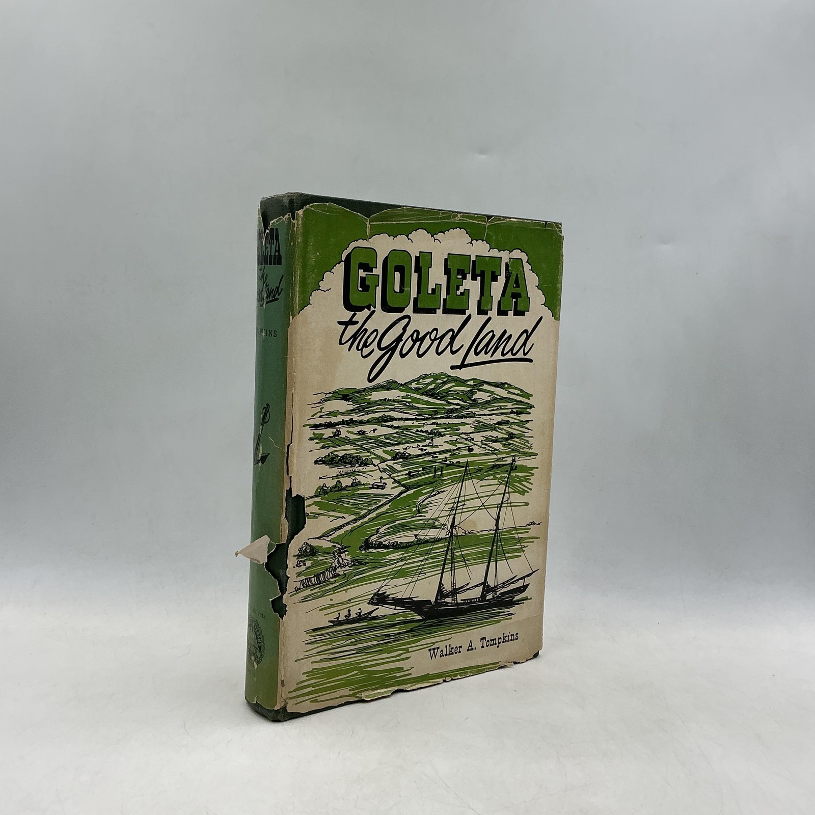 Goleta The Good Land Walker A. Tompkins 1966 HC 1st print SIGNED