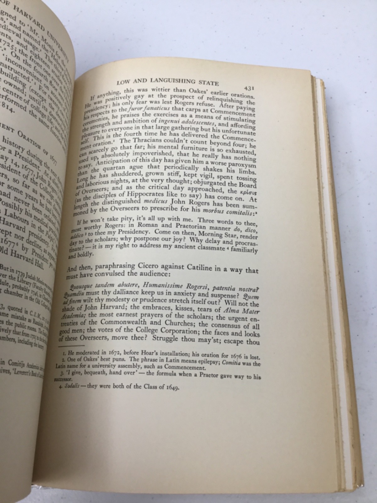 Harvard College in The Seventeenth Century Vol 1&2. Morison. 1936 HC+Mylar