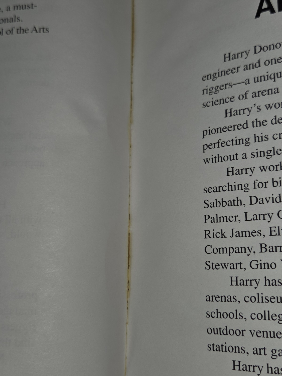 Arena Rigging Practical Guide for Riggers, Designers, & Managers Harry Donovan