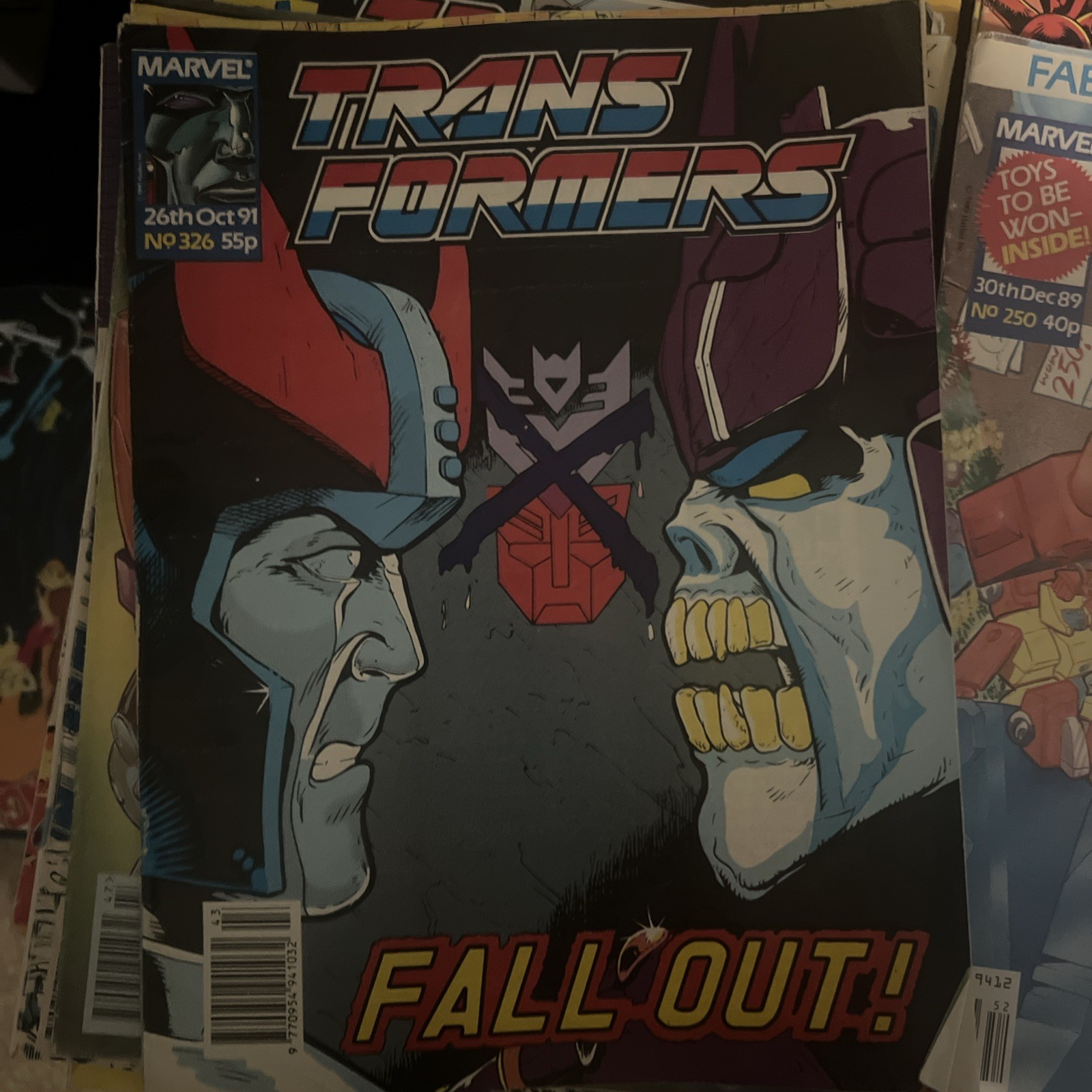 Transformers: Marvel Comics UK – #202 – 332 (Multi Select) 1989 – 1992