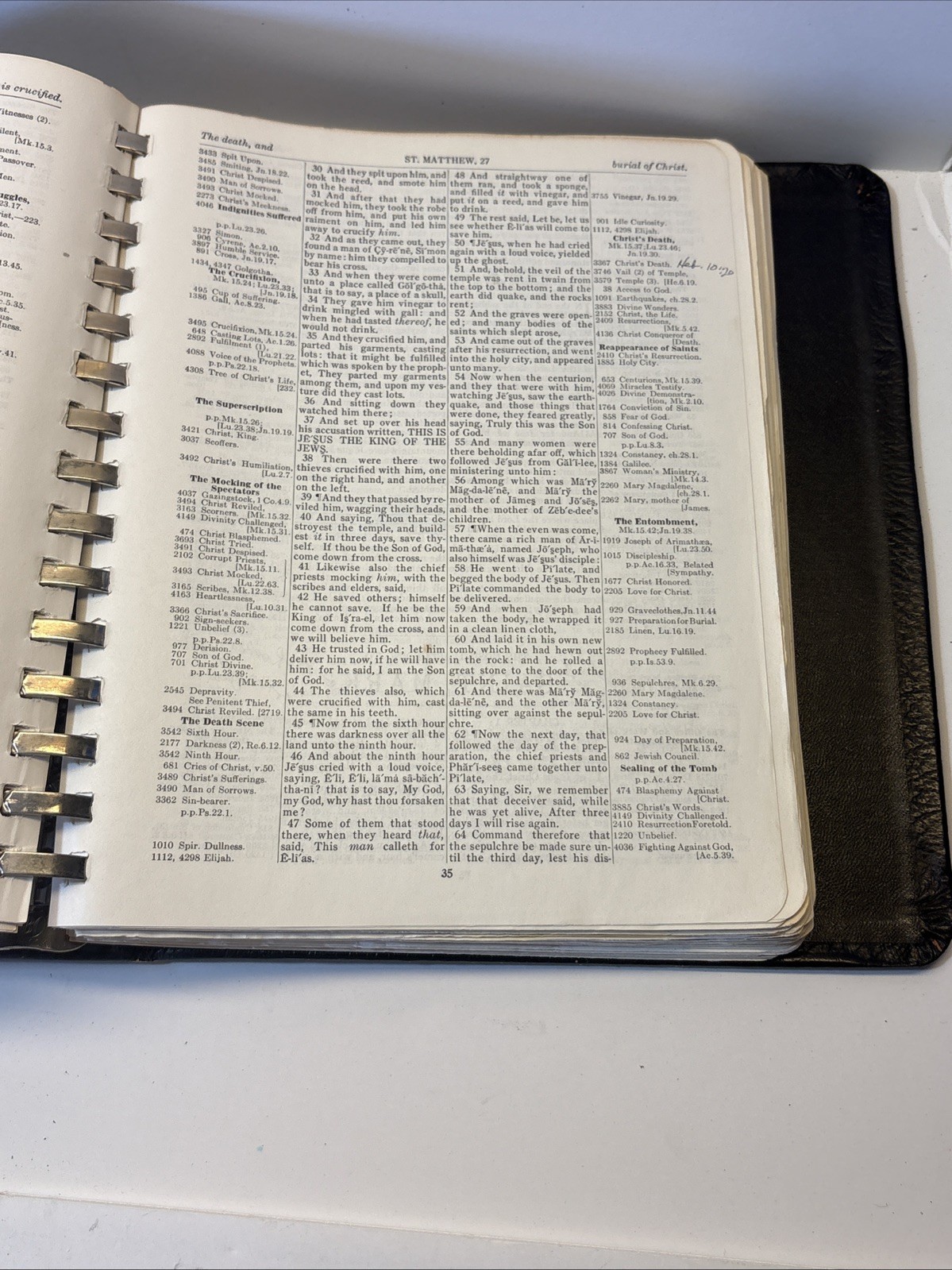 Thompson Chain Reference Bible Self-Pronouncing KJV Workbook Edition