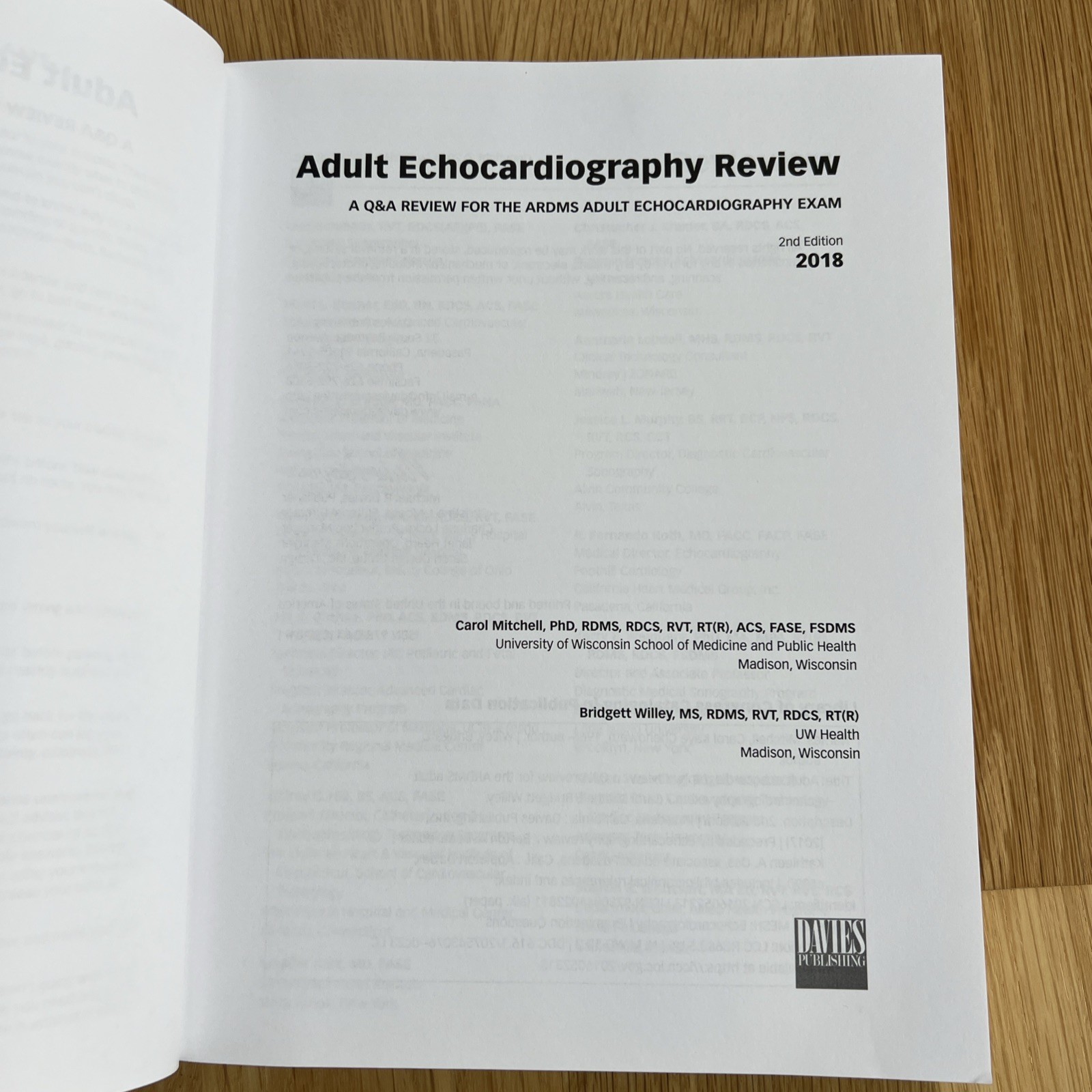 Davies Adult Echocardiography Review by Carol Mitchell and Bridgett Willey