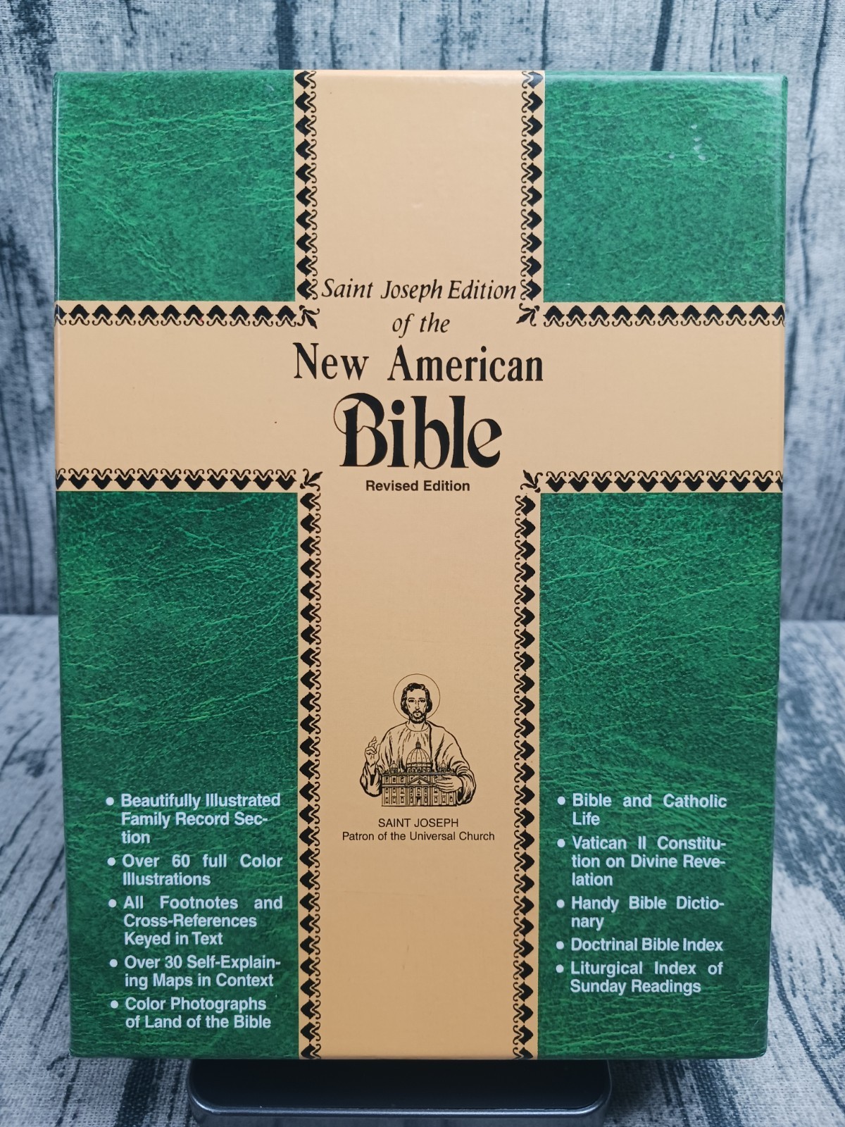 St. Joseph New American Bible Revised Edition (#510/13W) White Leather – New