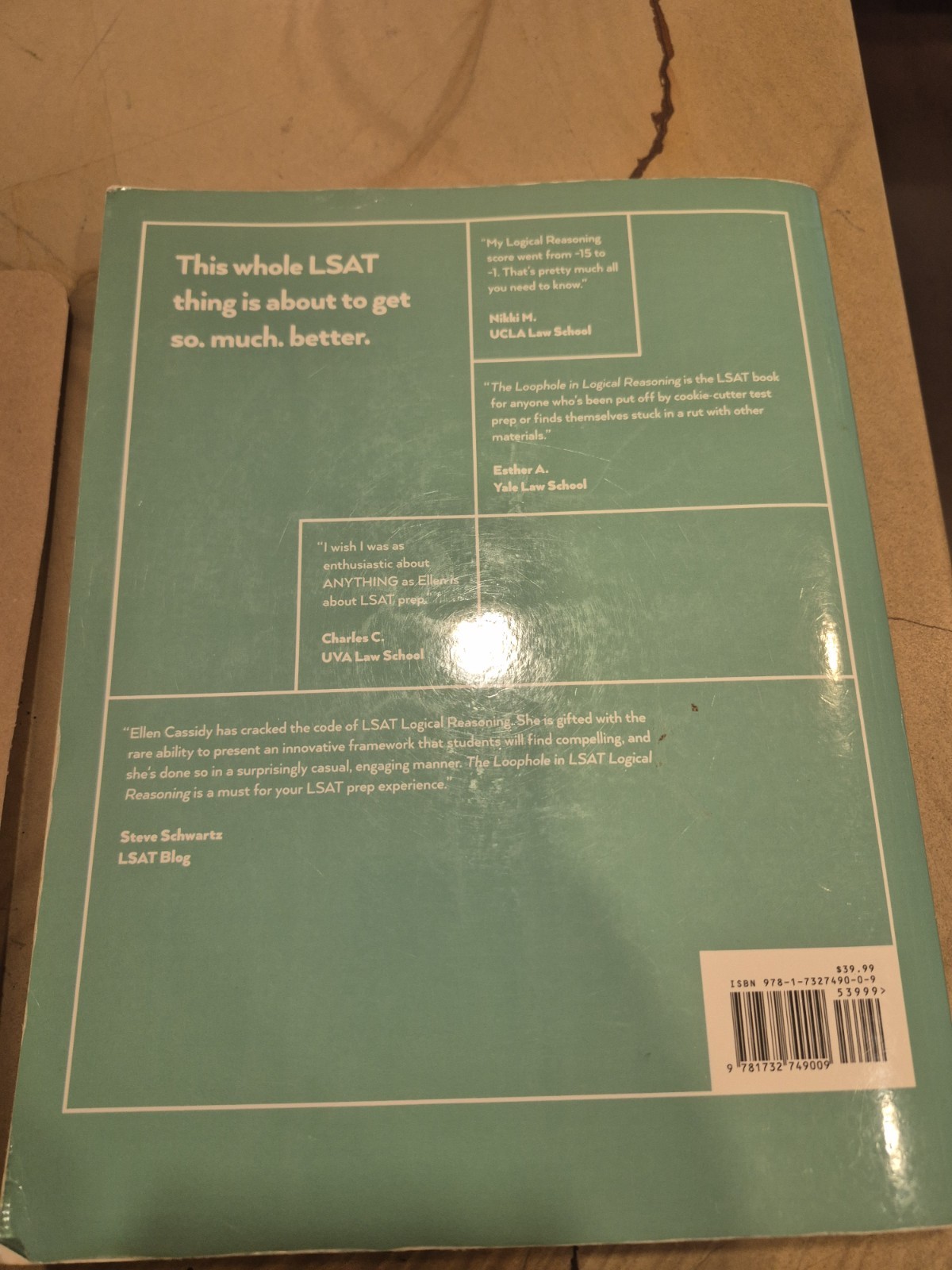 The Loophole in LSAT Logical Reasoning by Ellen Cassidy, Elemental Prep