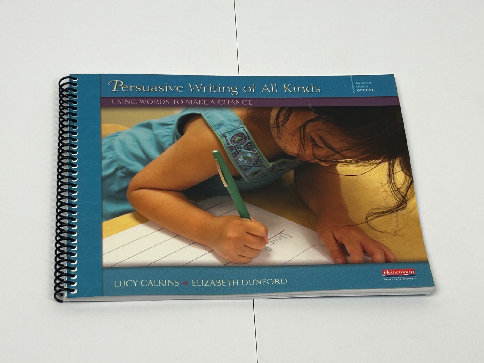 Units of Study Opinion Information Narrative Writing Grade K by Lucy Calkins