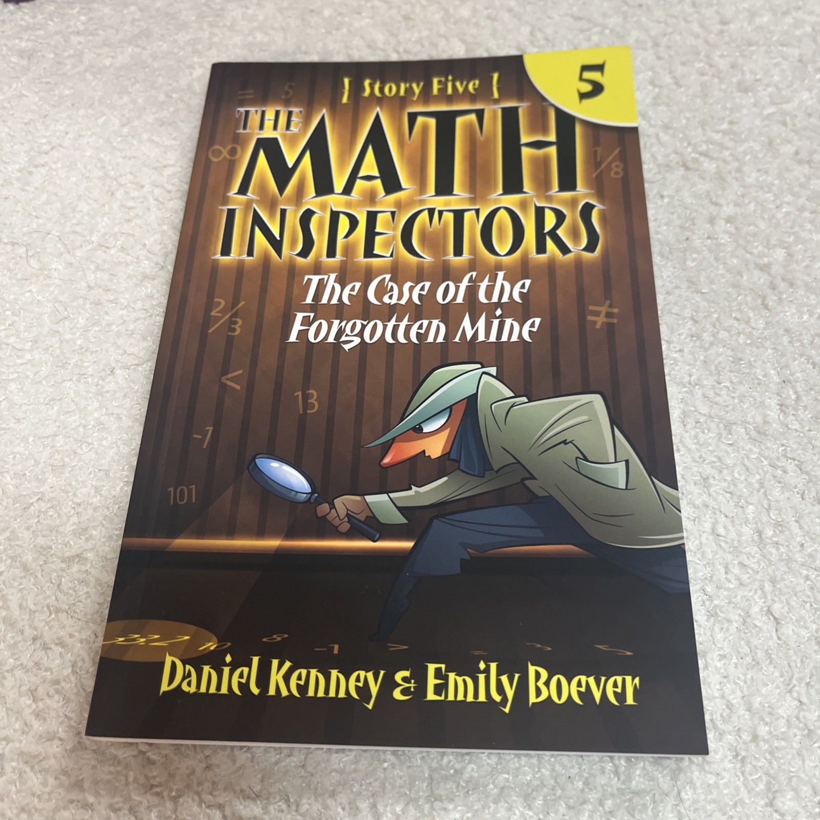 The Math Inspectors Books Complete Set 1-5 Lot PB Daniel Kenny Emily Boever
