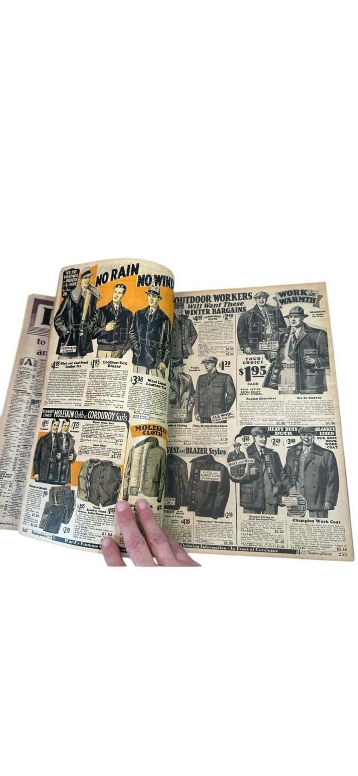 Vintage 1932 Montgomery Ward Fall & Winter Catalog 600 + pages – SCARCE