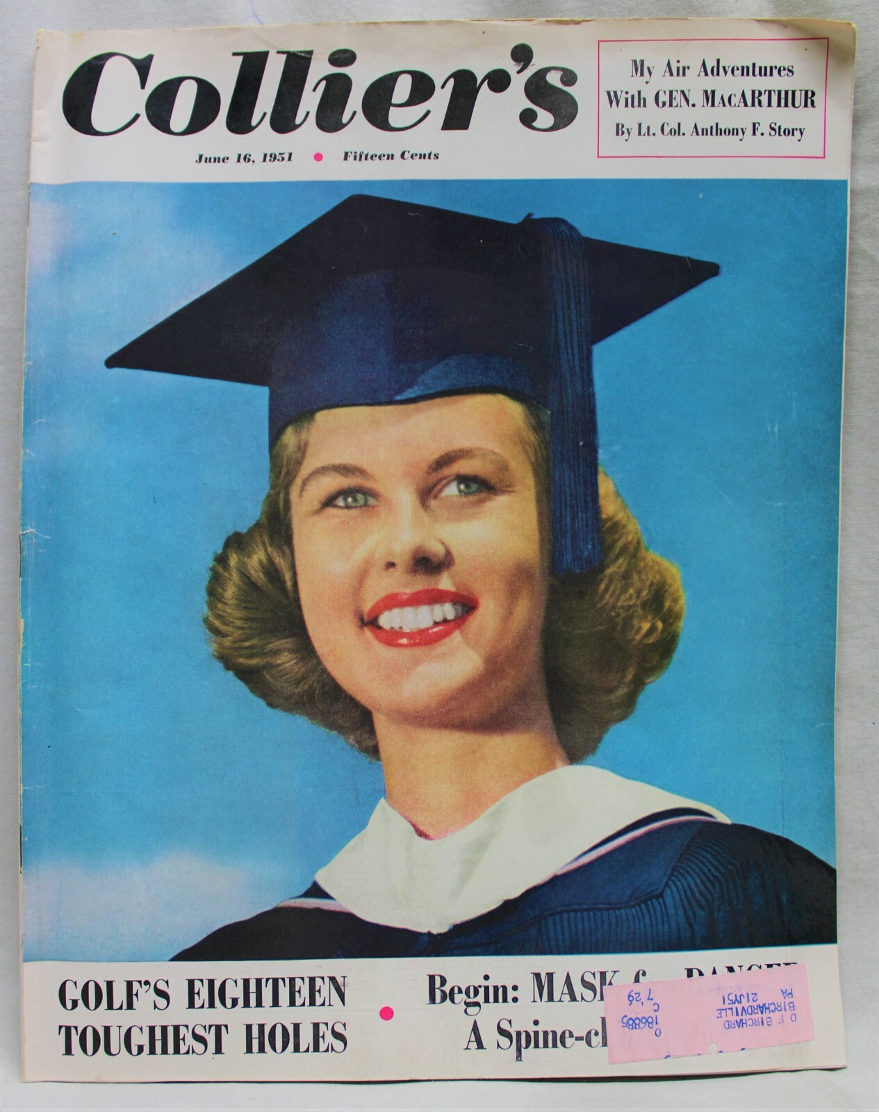 COLLIER&rsquo;S MAGAZINE 16 JUNE 1951 VINTAGE NEWS EVENTS FICTION GENERAL INTEREST