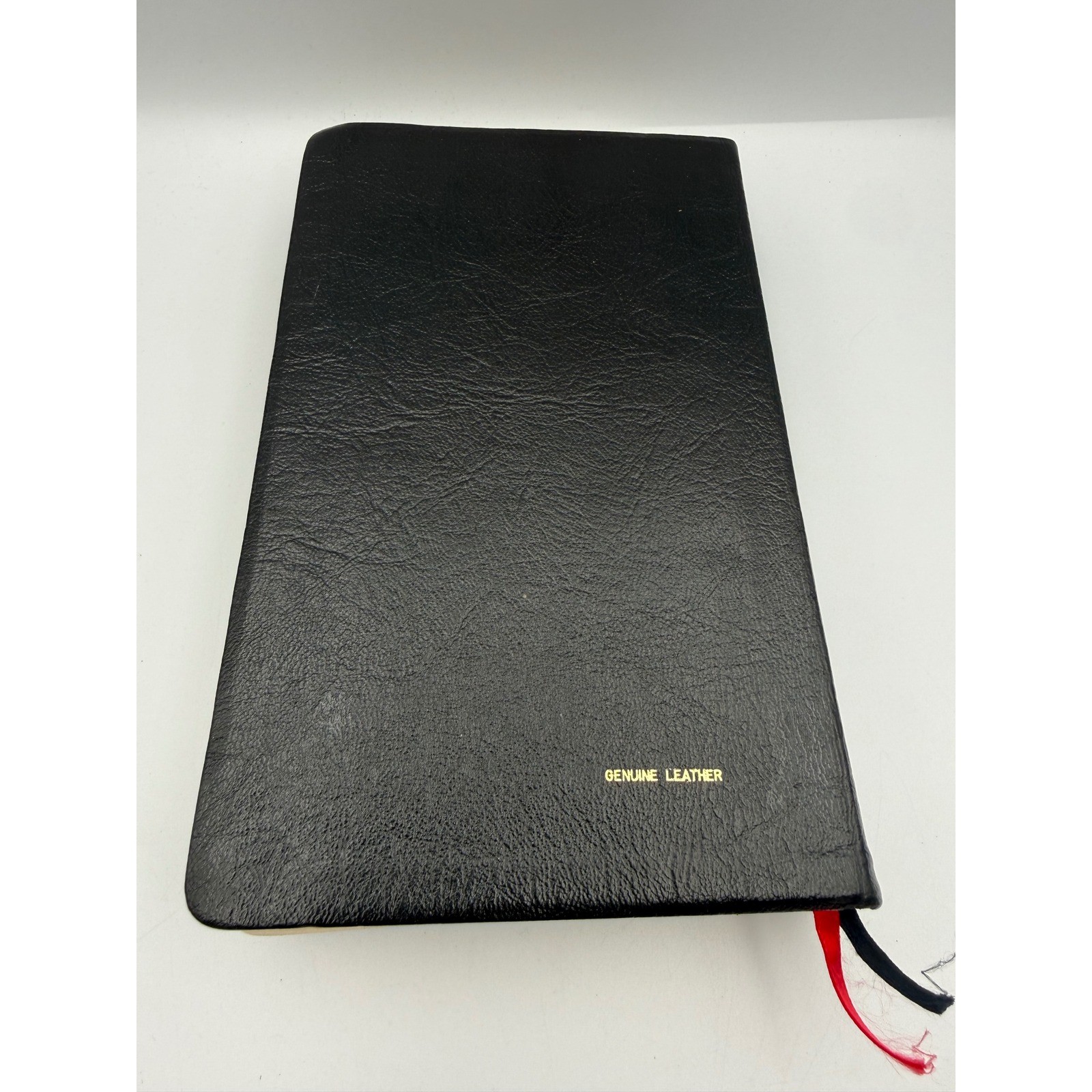 Rex Humbard Prophecy Bible KJV Genuine Leather Black J.R. Schoolfield Red Letter