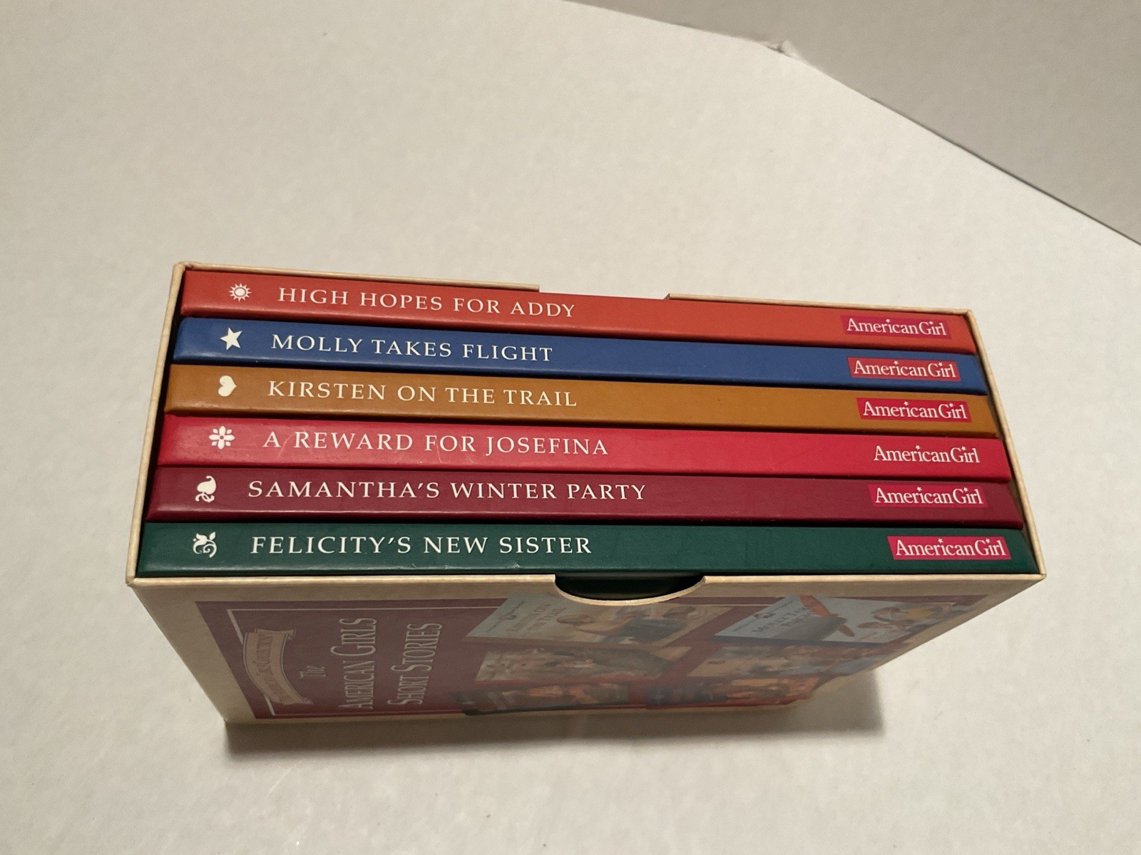 American Girl Short Stories Books Boxed Set Lot of 6 Historical Fiction Mini HC